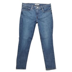 Levi's 311 Shaping Skinny Ankle Crop Blue Jeans SZ 31